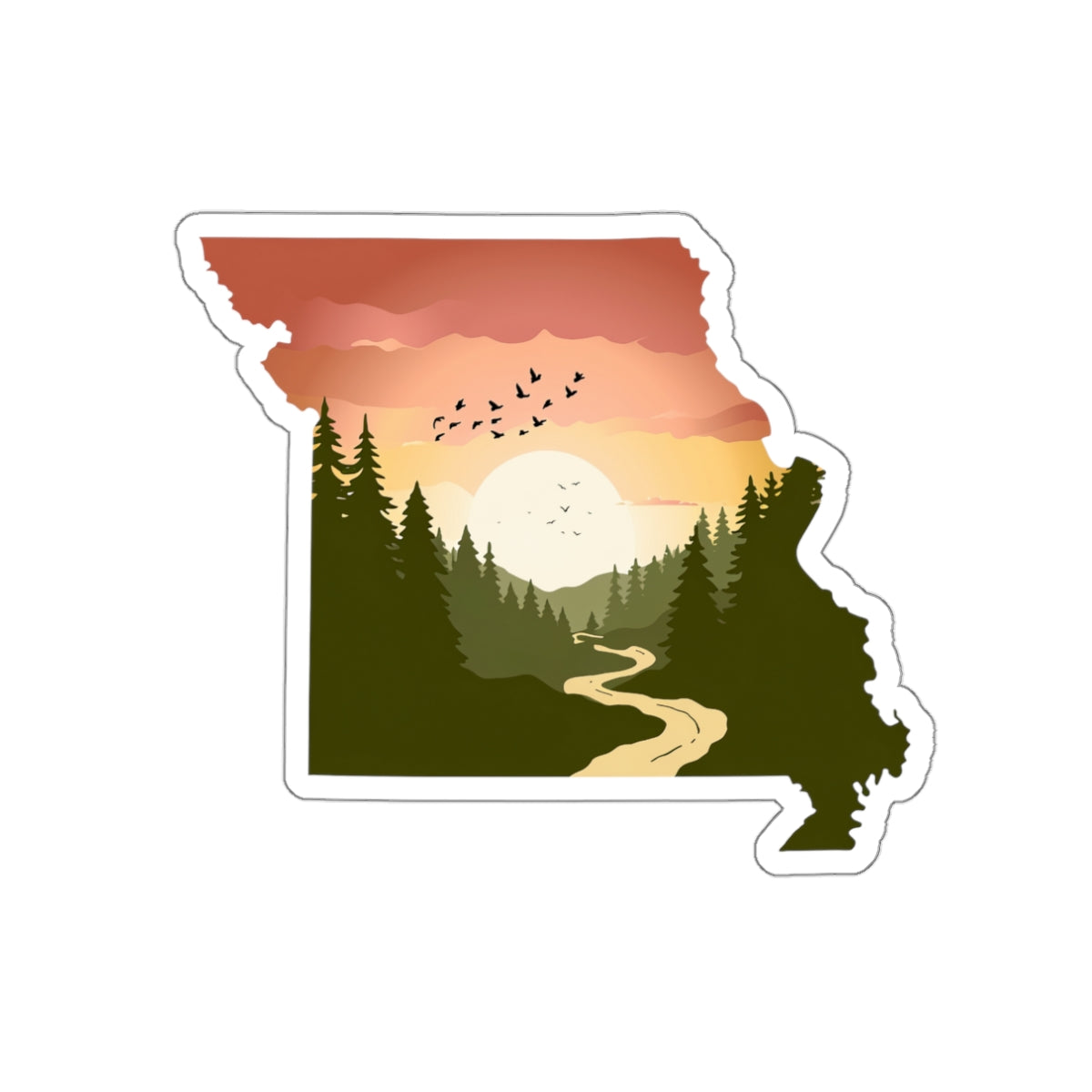 Missouri Wilderness – Premium Die-Cut Sticker
