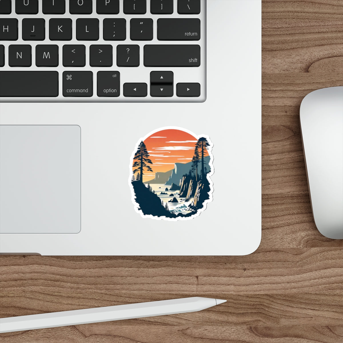 Pacific Cliffs – Premium Die-Cut Sticker