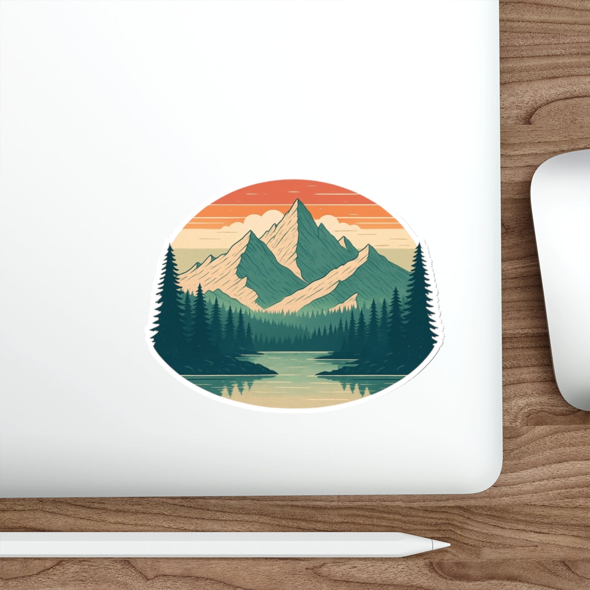 Mountain Echo – Premium Die-Cut Sticker