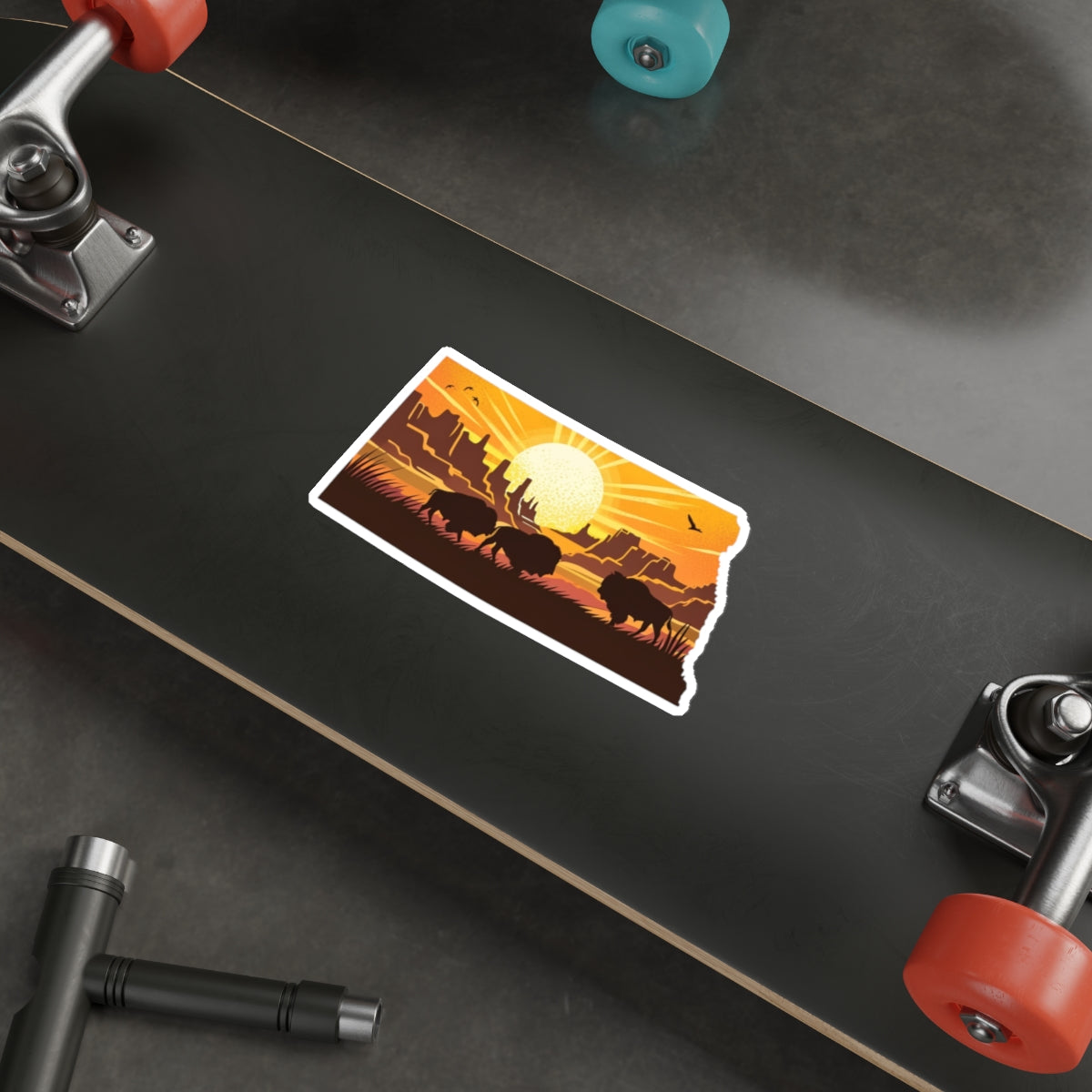 Dakota Sunset – Premium Die-Cut Sticker