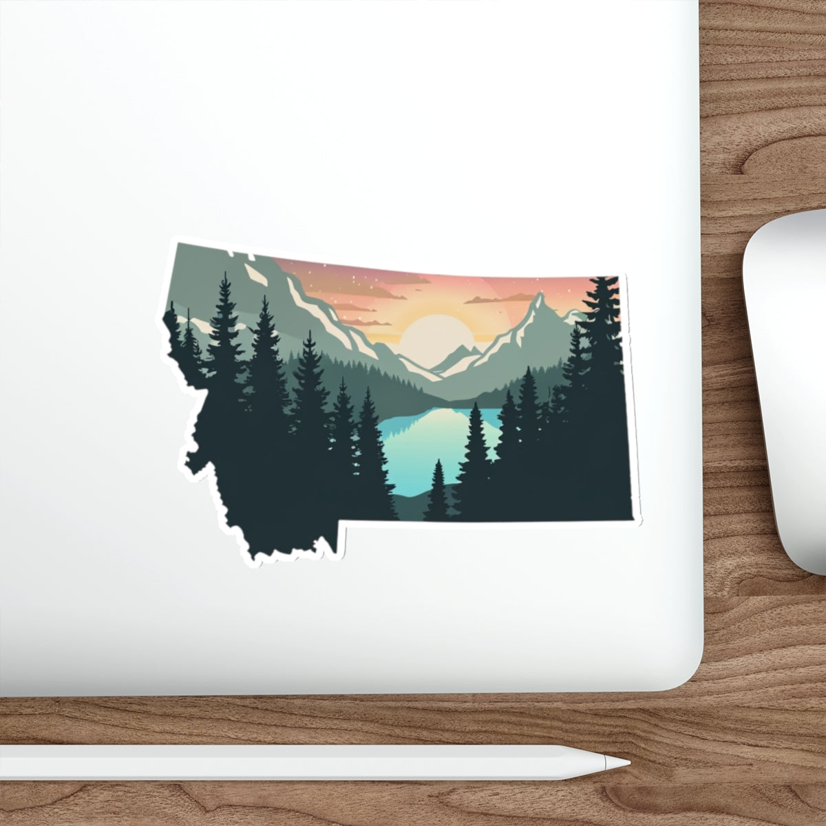 Montana Sunrise – Premium Die-Cut Sticker