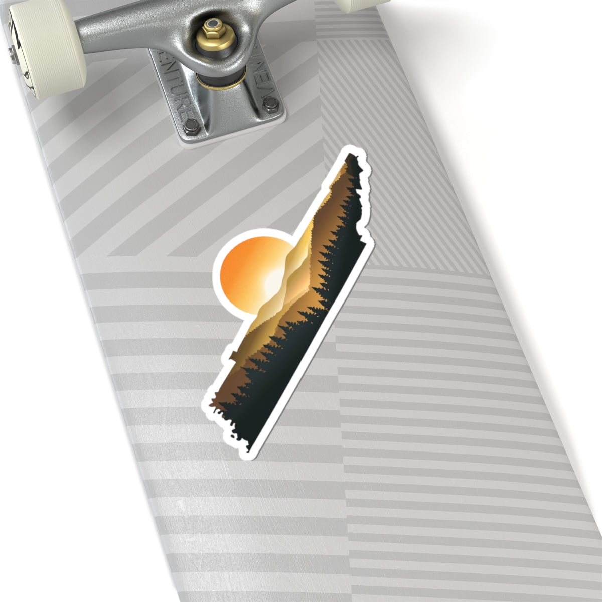 Tennessee Ridge Kiss-Cut Stickers | Smoky Mountains Sunset State Silhouette Design