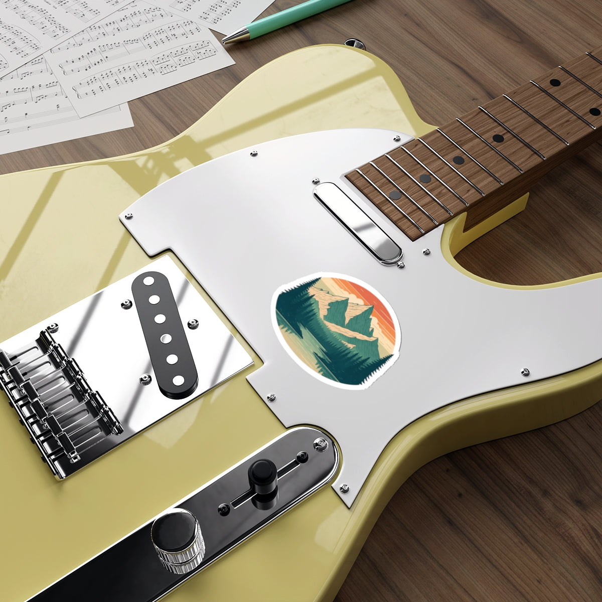 Mountain Echo – Premium Die-Cut Sticker