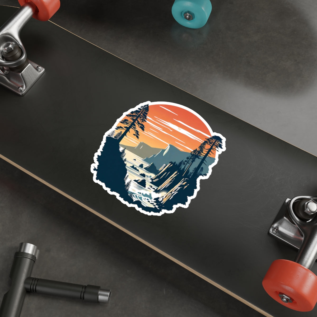 Pacific Cliffs – Premium Die-Cut Sticker
