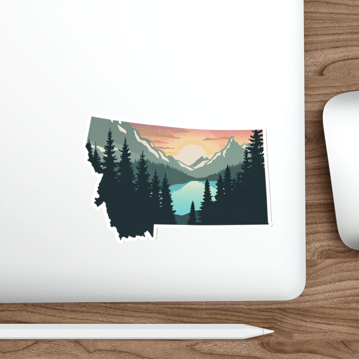 Montana Sunrise – Premium Die-Cut Sticker