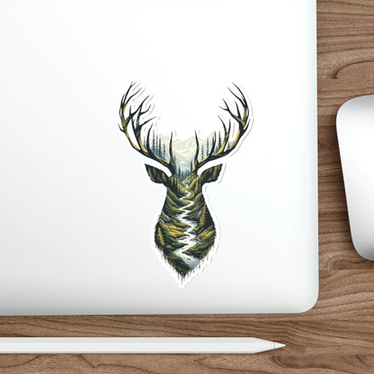 Forest Path Buck Die-Cut Sticker