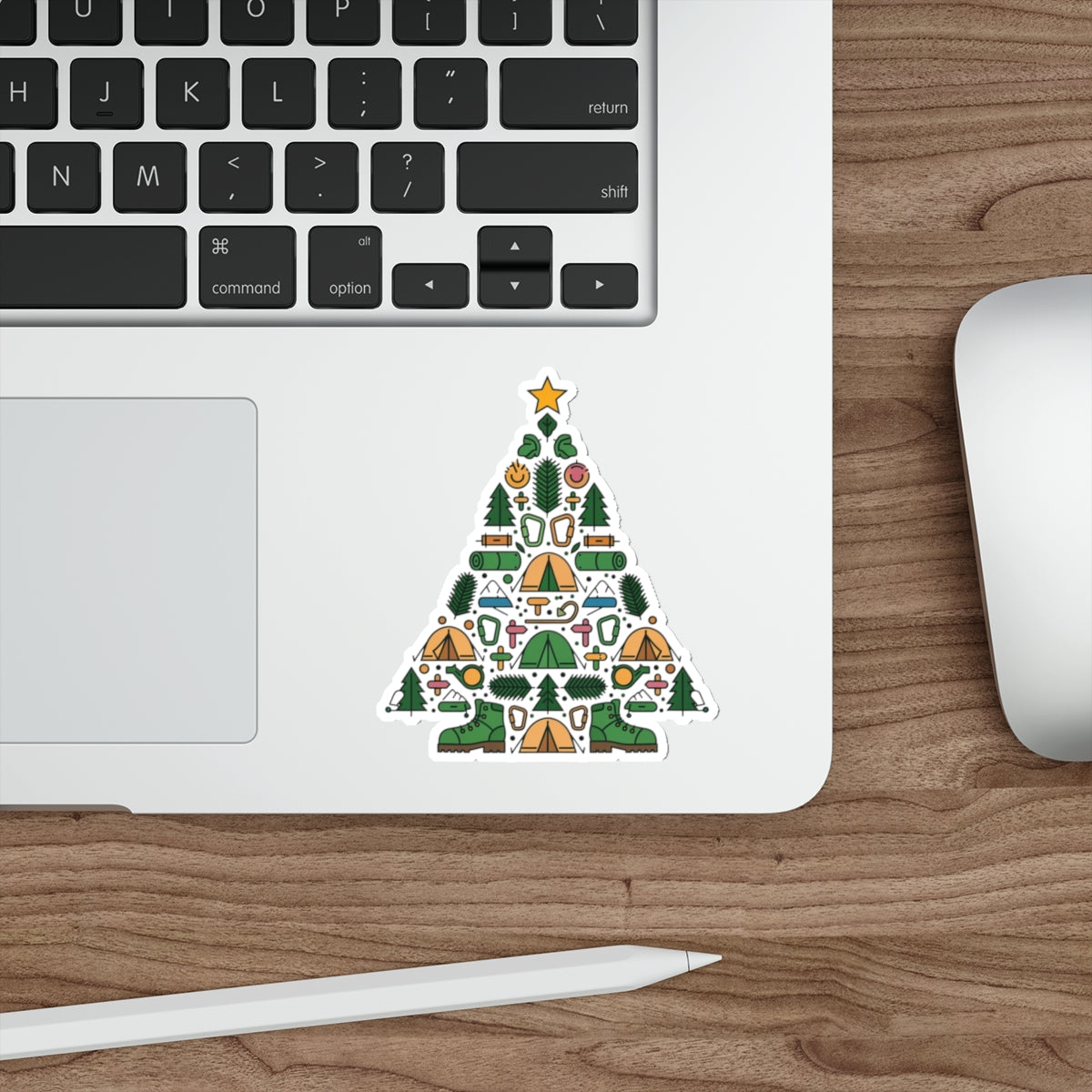 Camp Tree Die-Cut Sticker