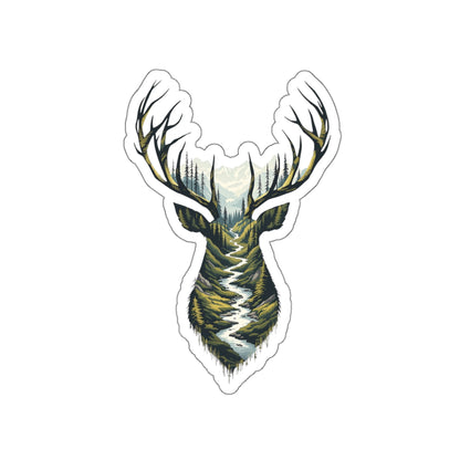 Forest Path Buck Die-Cut Sticker