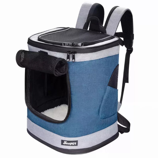 JESPET Pet Backpack Carrier for Small Dog, Puppy, Soft Carrier Backpack | Ideal for Traveling, Hiking, Walking and Outdoor Activities with Family