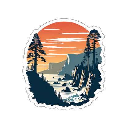 Pacific Cliffs – Premium Die-Cut Sticker