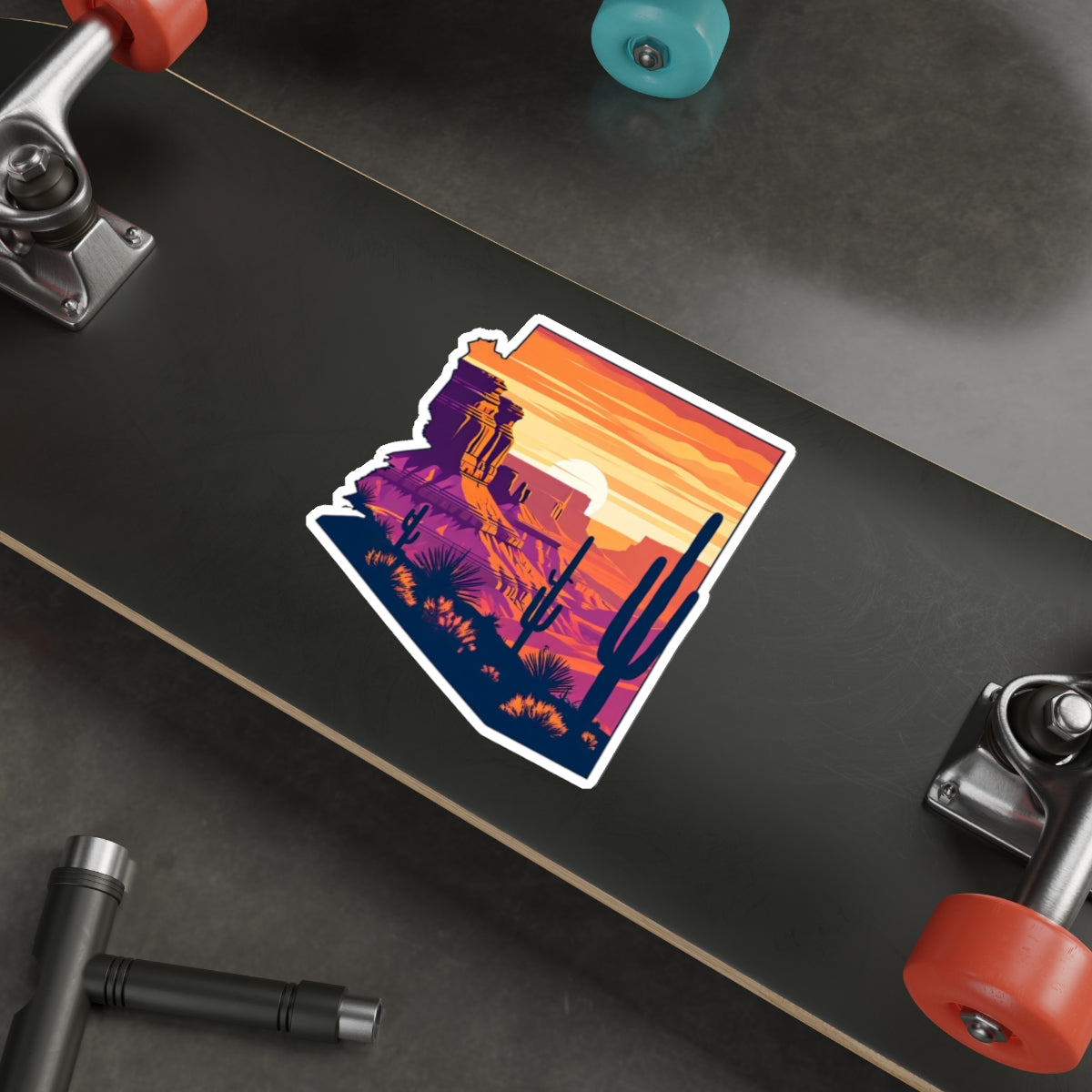 Desert Glow – Premium Die-Cut Sticker