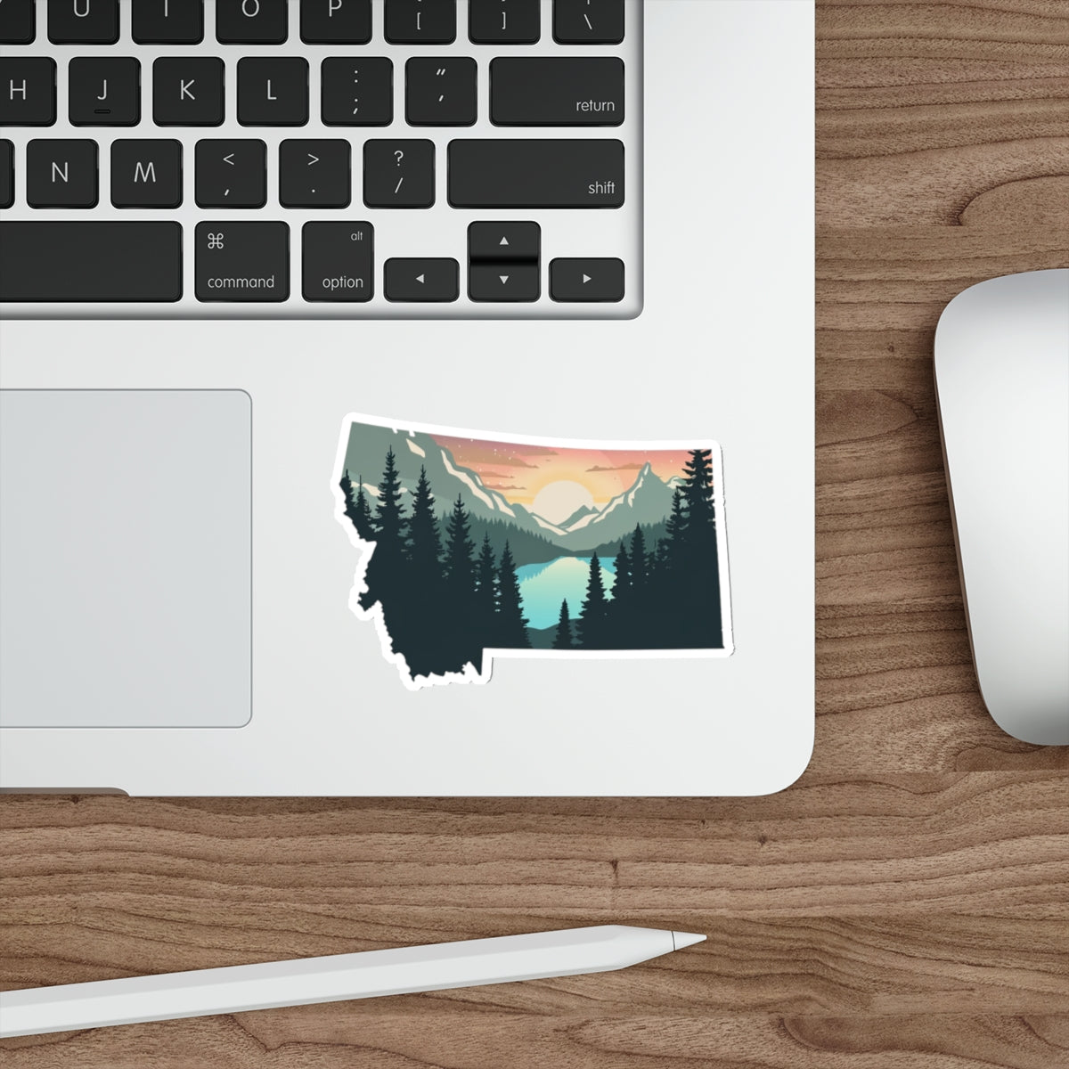 Montana Sunrise – Premium Die-Cut Sticker