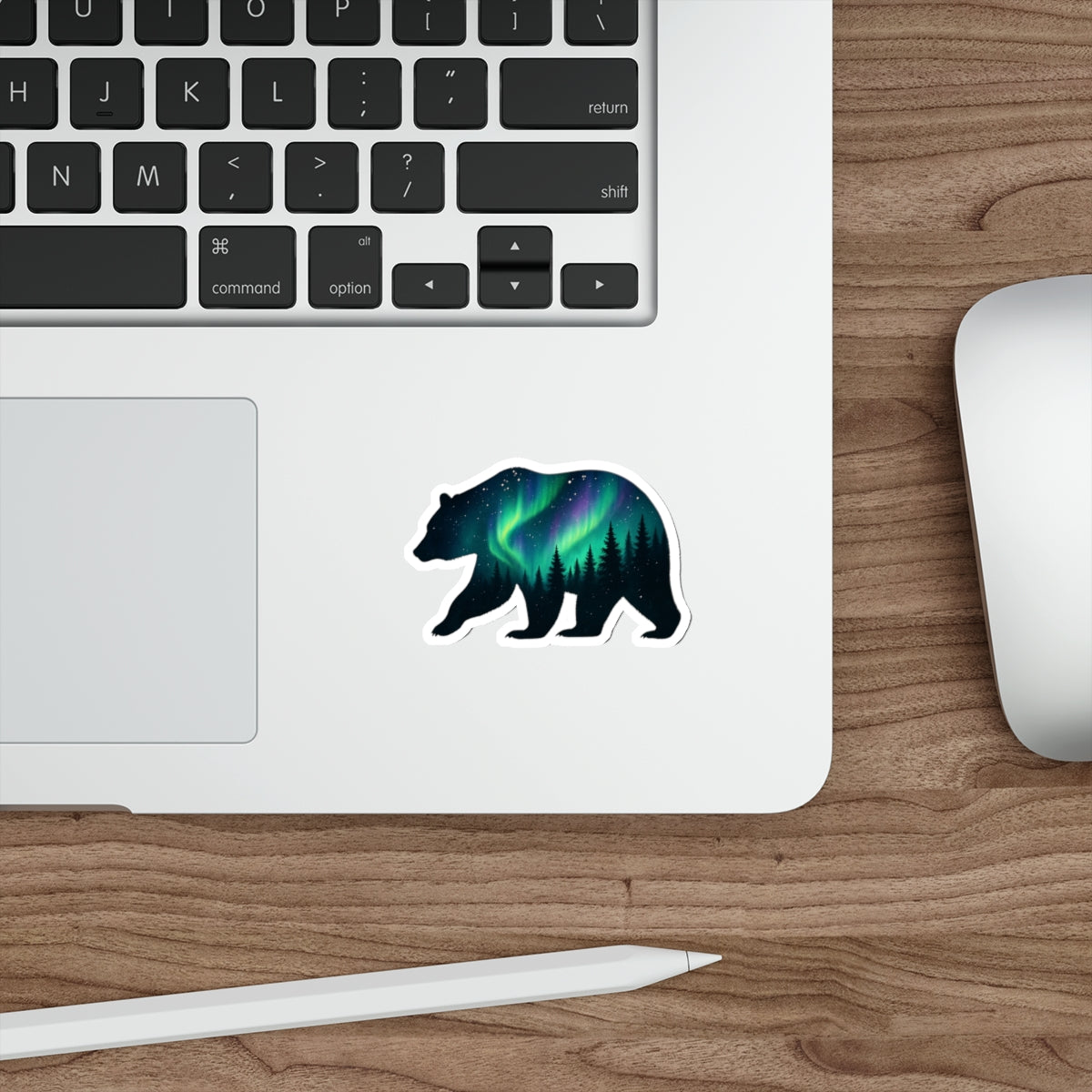 Aurora Bear Die-Cut Sticker