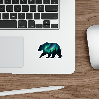 Aurora Bear Die-Cut Sticker