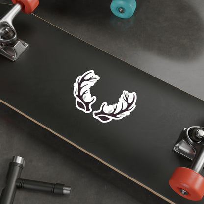 Winter Antler Ears Die-Cut Sticker