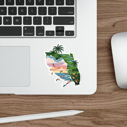 Florida Sunset – Premium Die-Cut Sticker