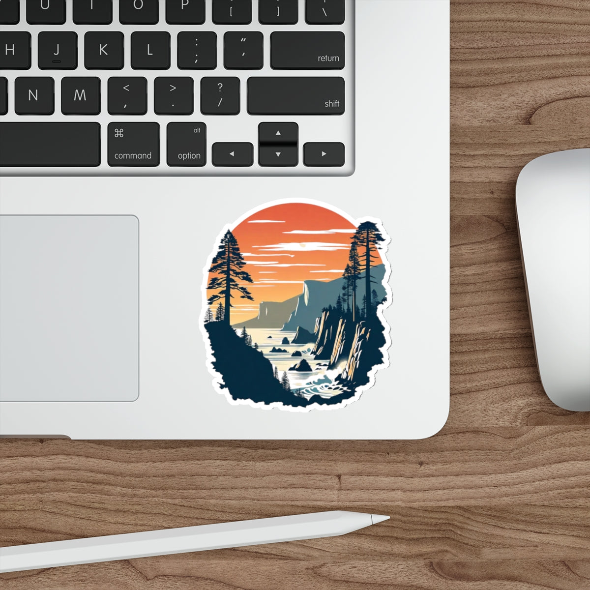 Pacific Cliffs – Premium Die-Cut Sticker