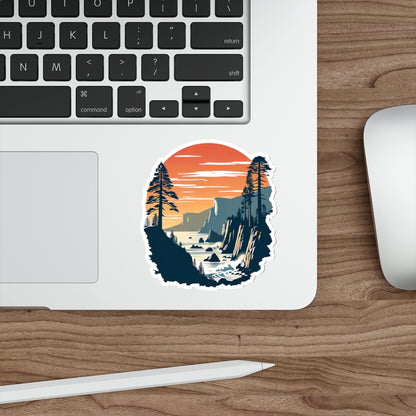 Pacific Cliffs – Premium Die-Cut Sticker