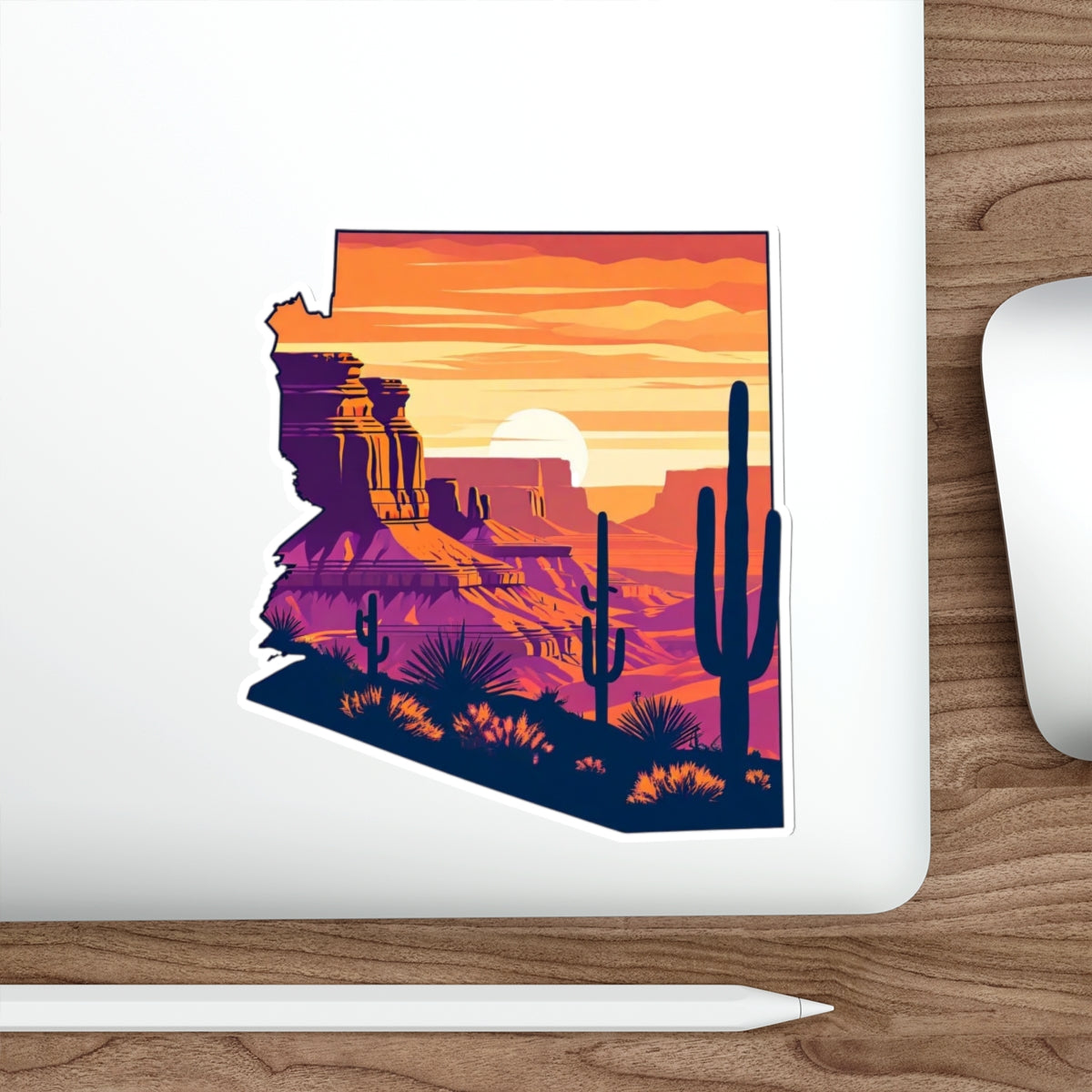 Desert Glow – Premium Die-Cut Sticker