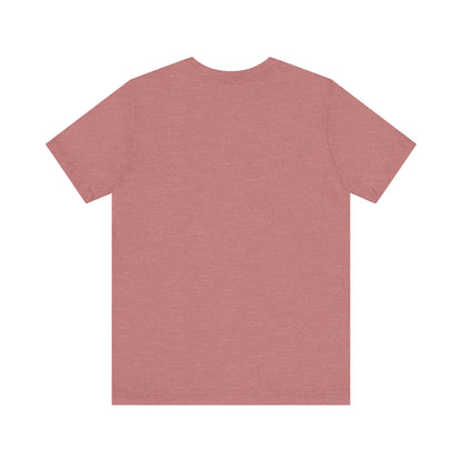 Alpine Reflection Tee | Minimal Mountain Scene with Forest and Lake - Bold Nature Graphic T-Shirt (BC3001)