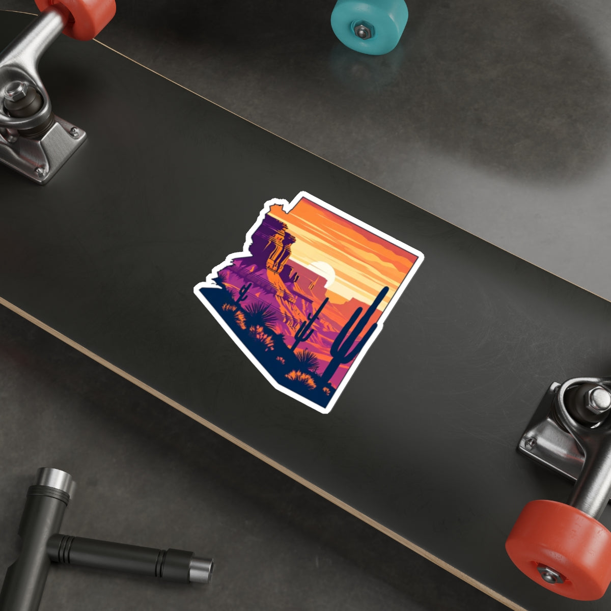 Desert Glow – Premium Die-Cut Sticker
