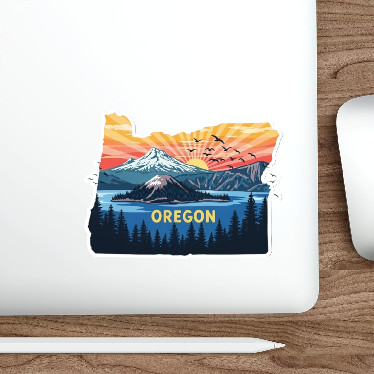 Peaks of Oregon – Premium Die-Cut Sticker