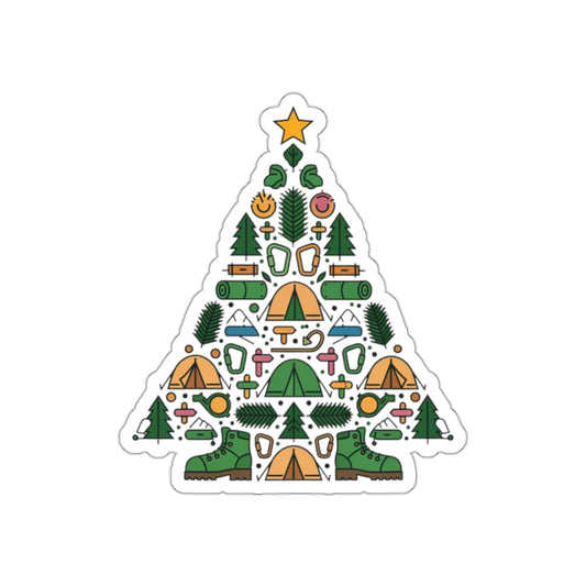 Camp Tree Die-Cut Sticker