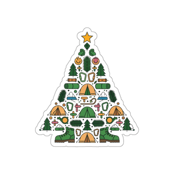 Camp Tree Die-Cut Sticker