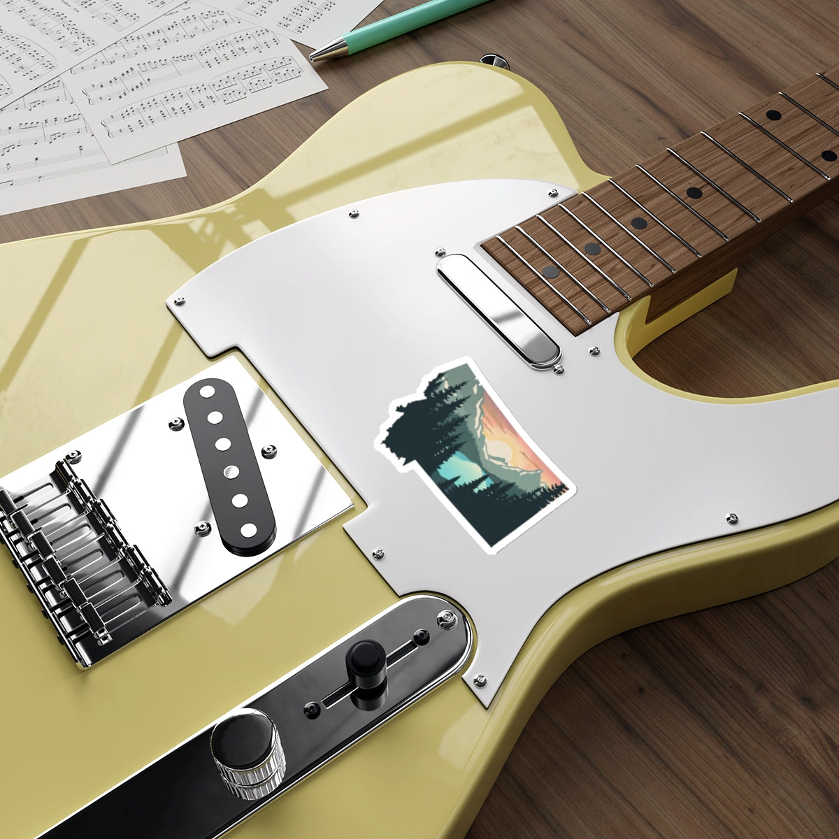 Montana Sunrise – Premium Die-Cut Sticker