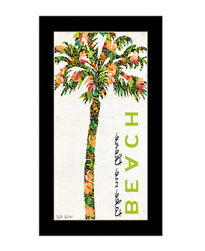 Beach Take Me There Black Framed Print Wall Art | Beach-Inspired Wall Decor
