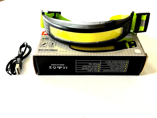 Super Bright Head Mounted Headlamp Type-C 4 Modes | Outdoor Camping Essentials