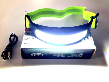 Super Bright Head Mounted Headlamp Type-C 4 Modes | Outdoor Camping Essentials