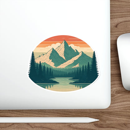 Mountain Echo – Premium Die-Cut Sticker