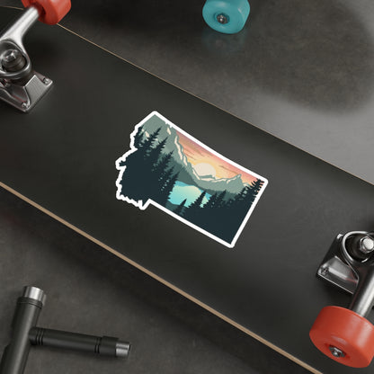 Montana Sunrise – Premium Die-Cut Sticker
