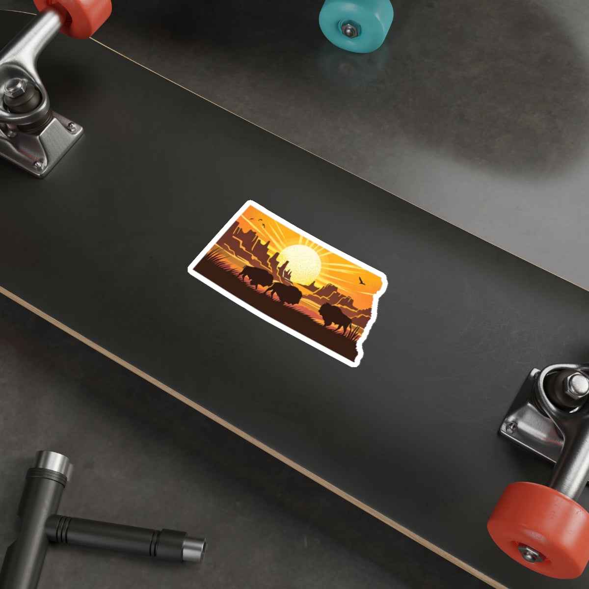 Dakota Sunset – Premium Die-Cut Sticker