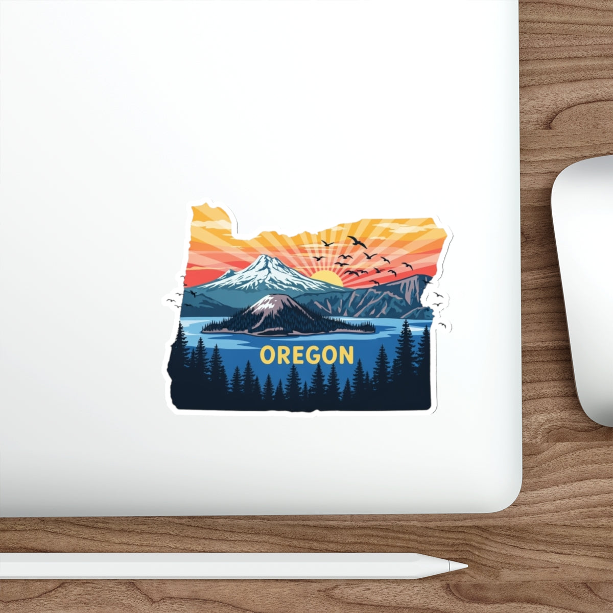 Peaks of Oregon – Premium Die-Cut Sticker
