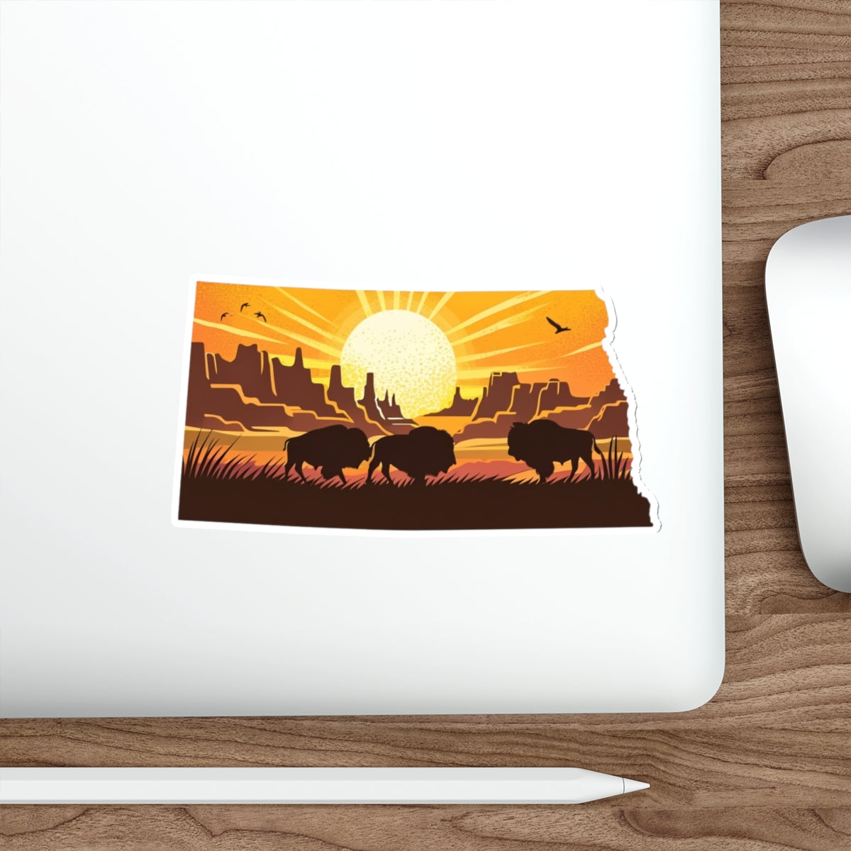Dakota Sunset – Premium Die-Cut Sticker