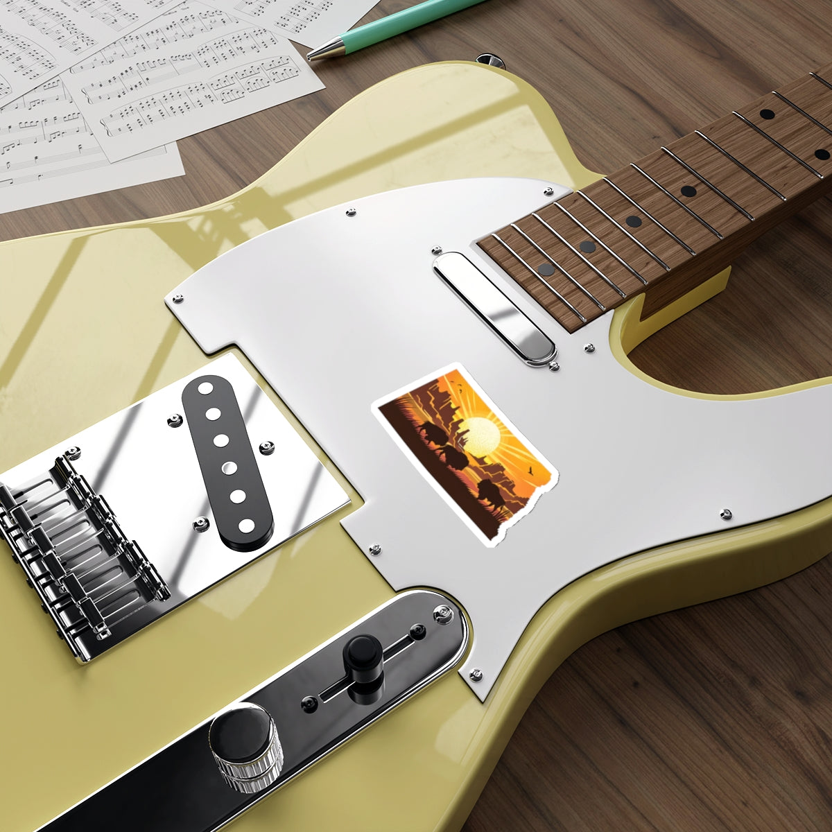 Dakota Sunset – Premium Die-Cut Sticker