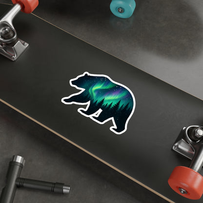 Aurora Bear Die-Cut Sticker