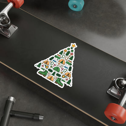 Camp Tree Die-Cut Sticker