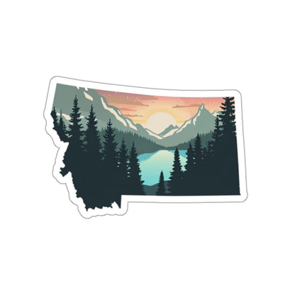 Montana Sunrise – Premium Die-Cut Sticker