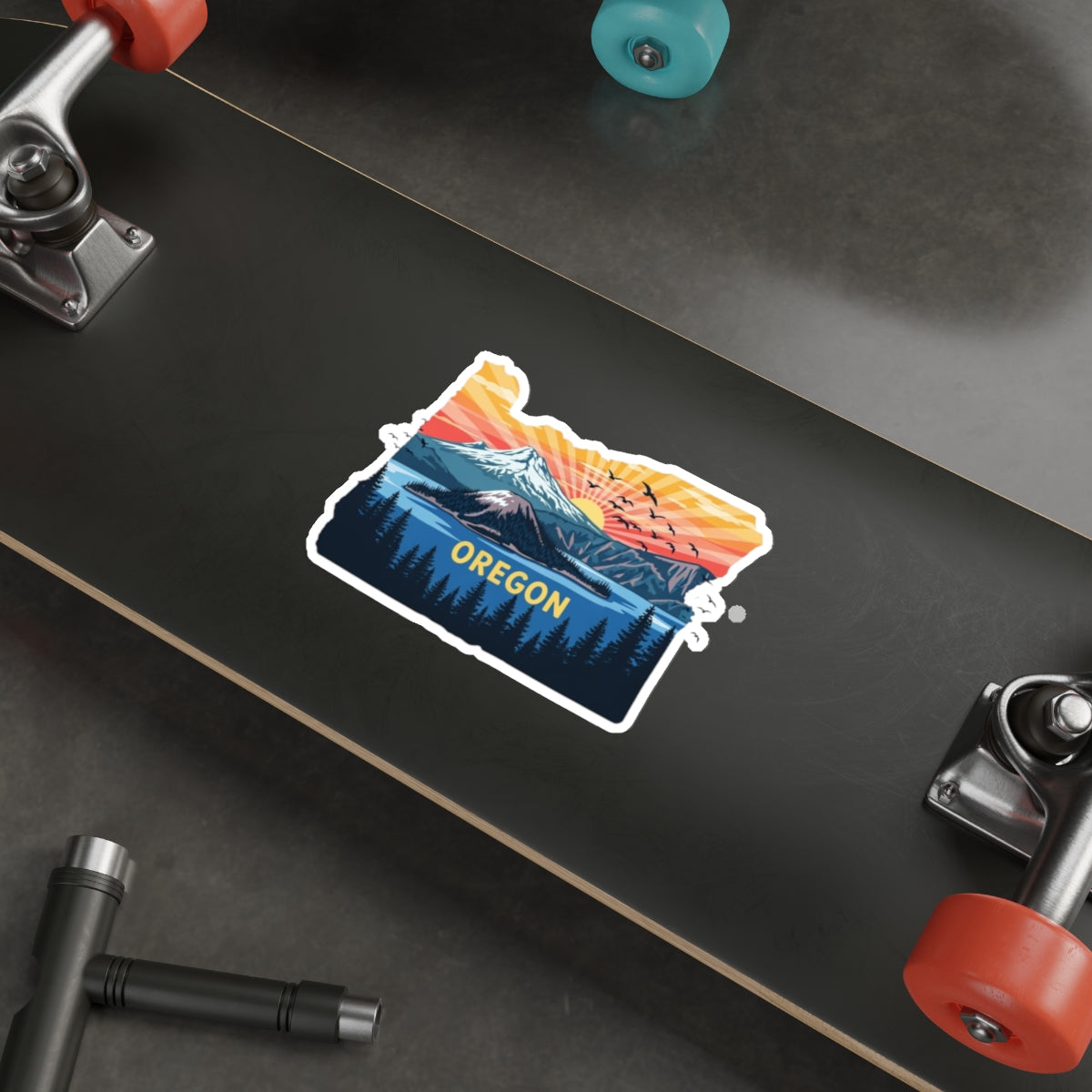 Peaks of Oregon – Premium Die-Cut Sticker