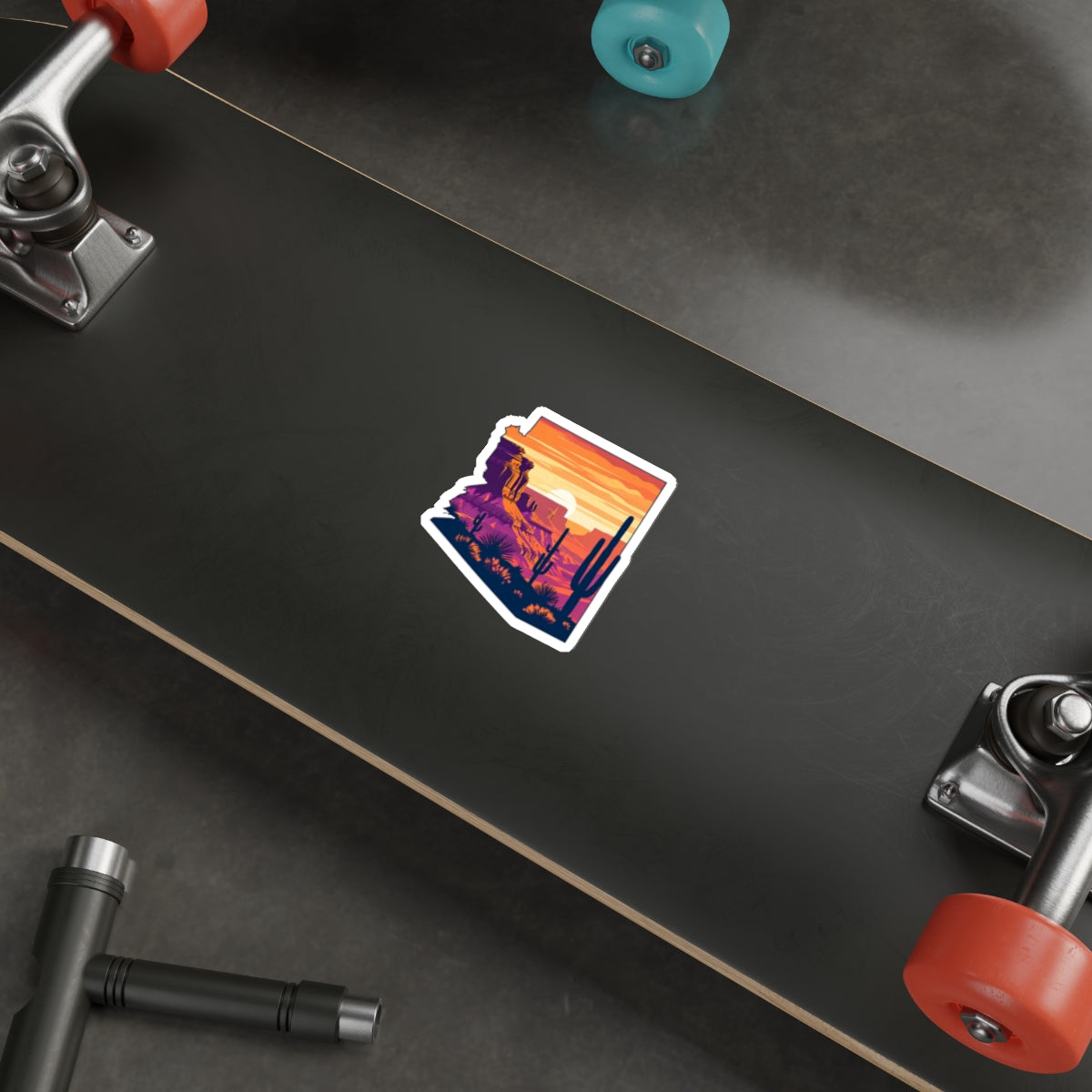Desert Glow – Premium Die-Cut Sticker