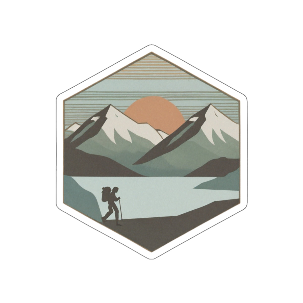 Horizon Hike – Premium Die-Cut Sticker