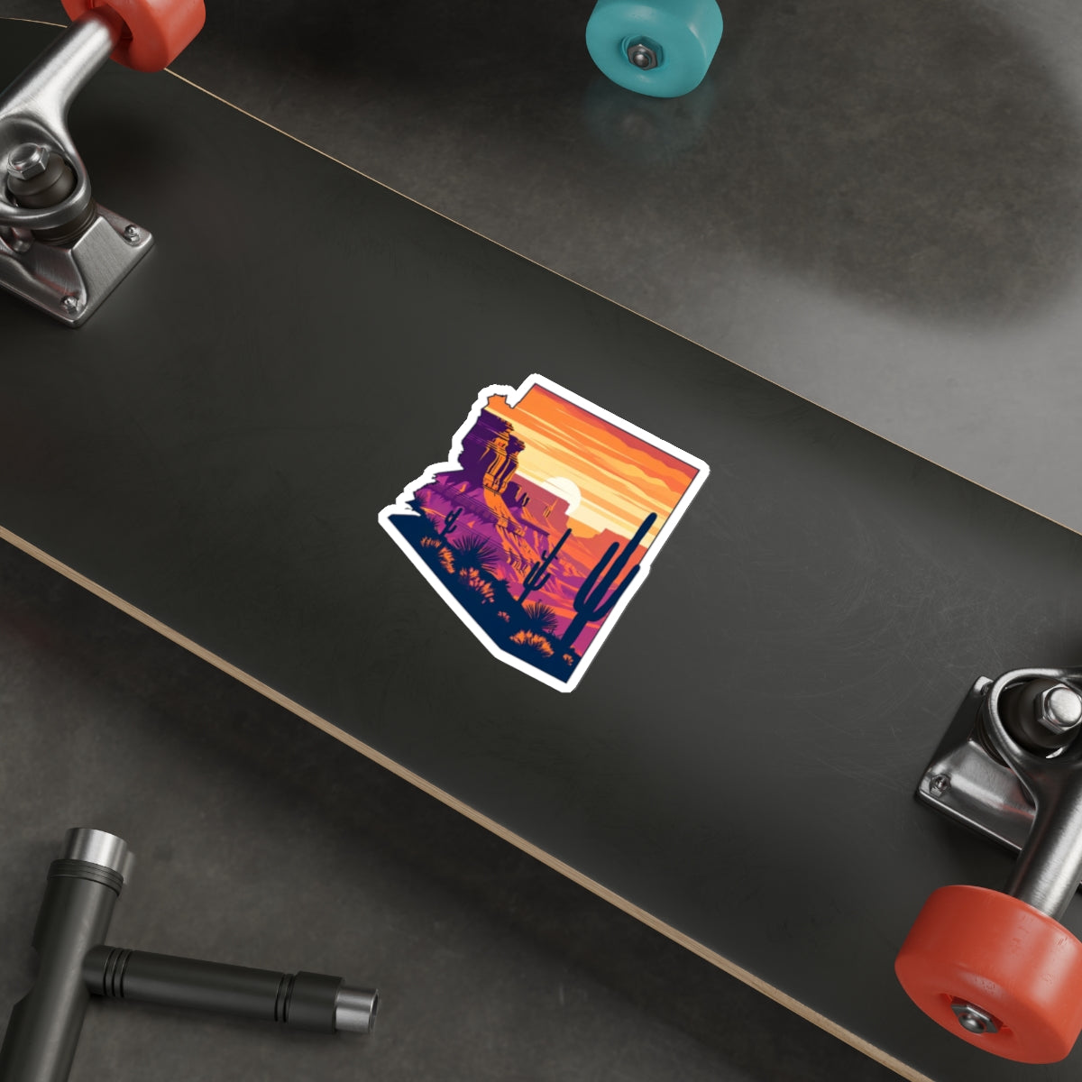 Desert Glow – Premium Die-Cut Sticker