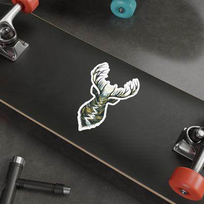 Forest Path Buck Die-Cut Sticker