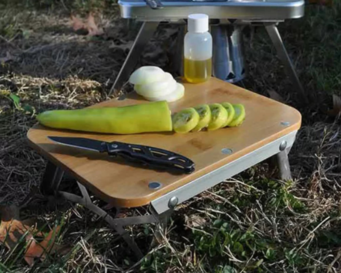 nCamp Prep Surface | Lightweight Elevated Cutting Board