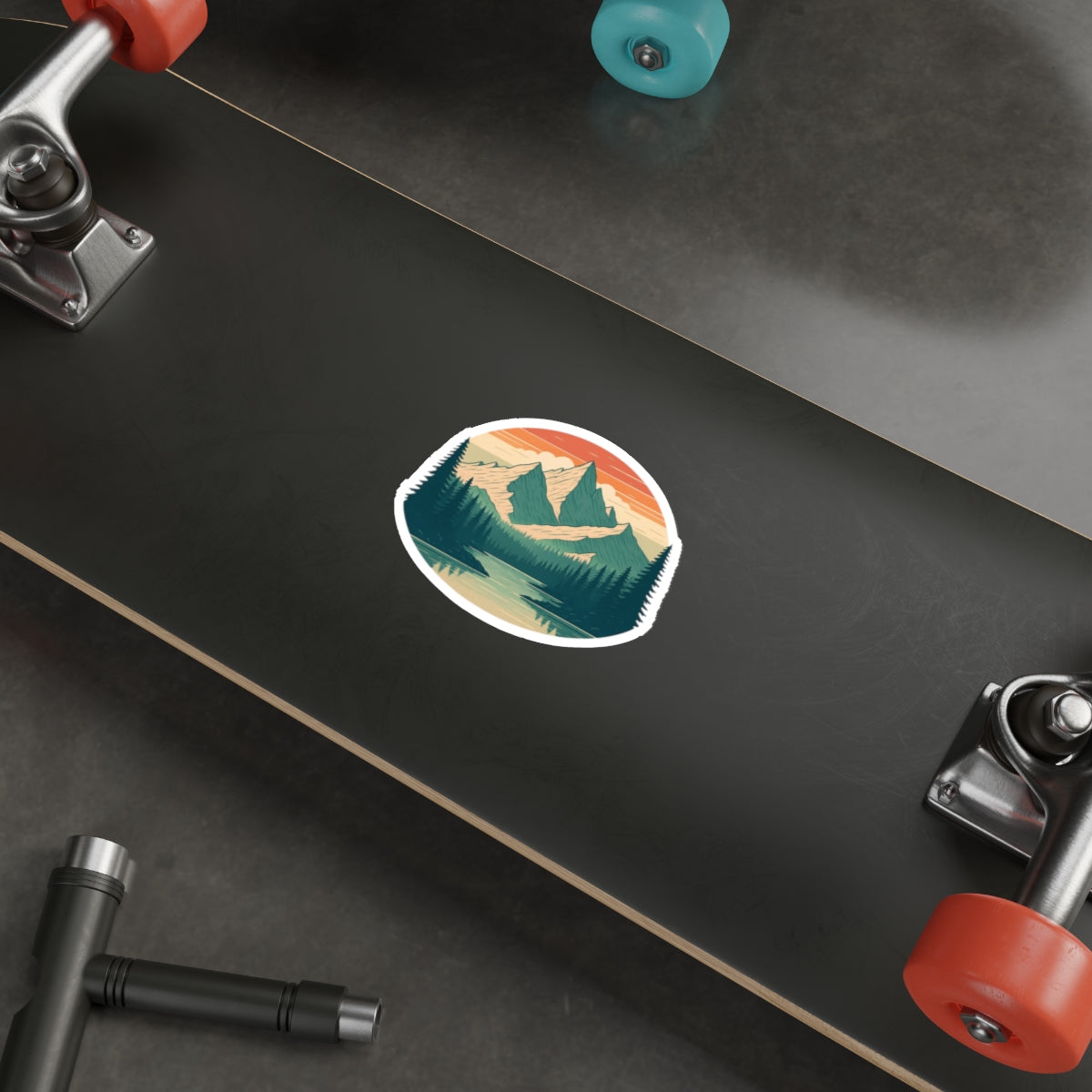 Mountain Echo – Premium Die-Cut Sticker